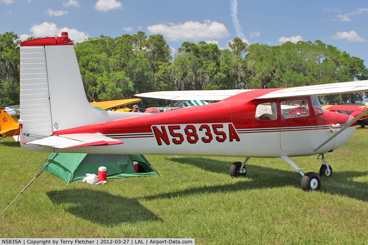 N5835A, 1956 Cessna 172 C/N 28435, At 2012 Sun N Fun