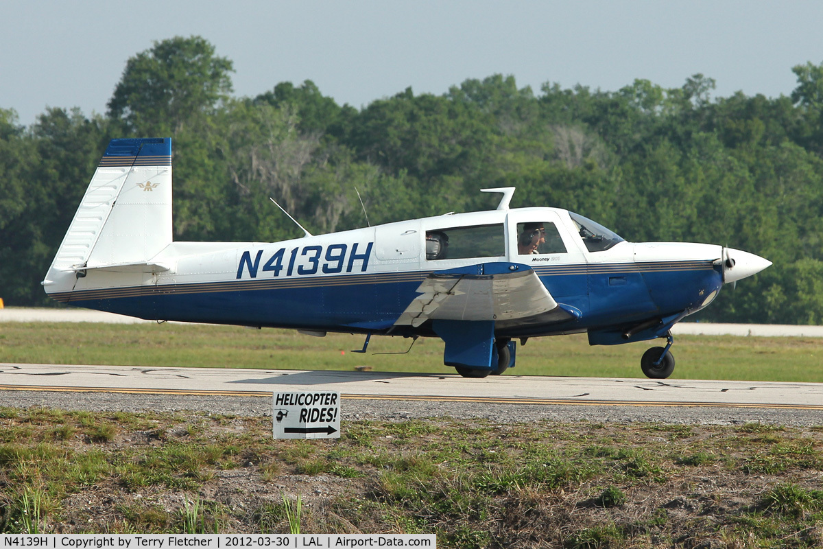 N4139H, 1978 Mooney M20J 201 C/N 24-0639, At 2012 Sun N Fun