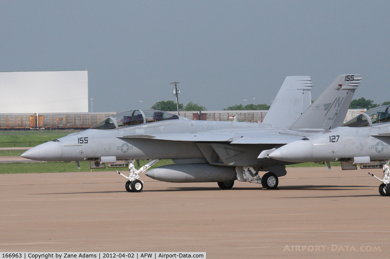 166963, Boeing F/A-18F Super Hornet C/N F238, At Alliance Airport - Fort Worth, TX