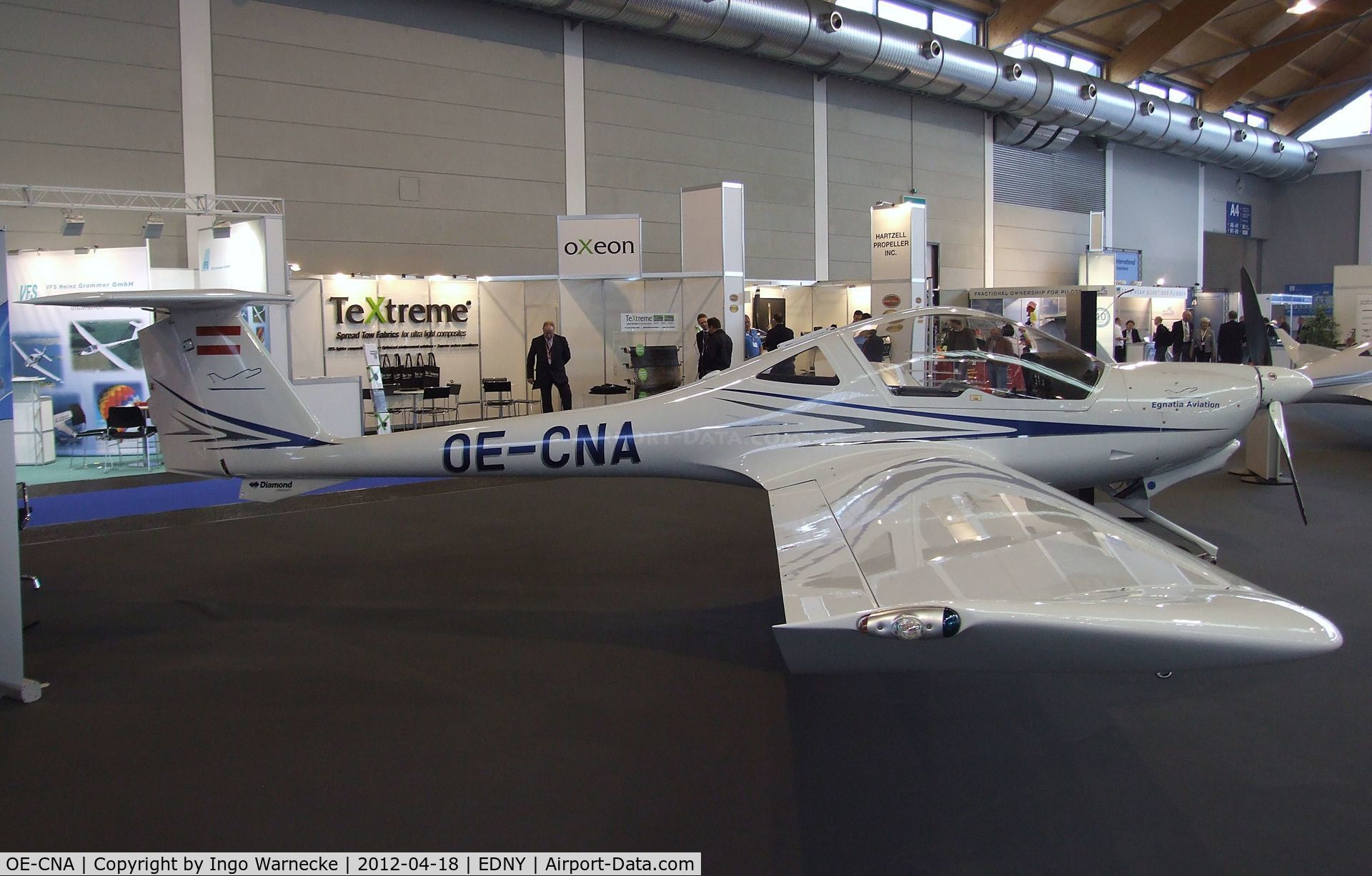 OE-CNA, Diamond DV-20 Katana C/N 20211, Diamond DV-20 Katana at the Aero 2012, Friedrichshafen