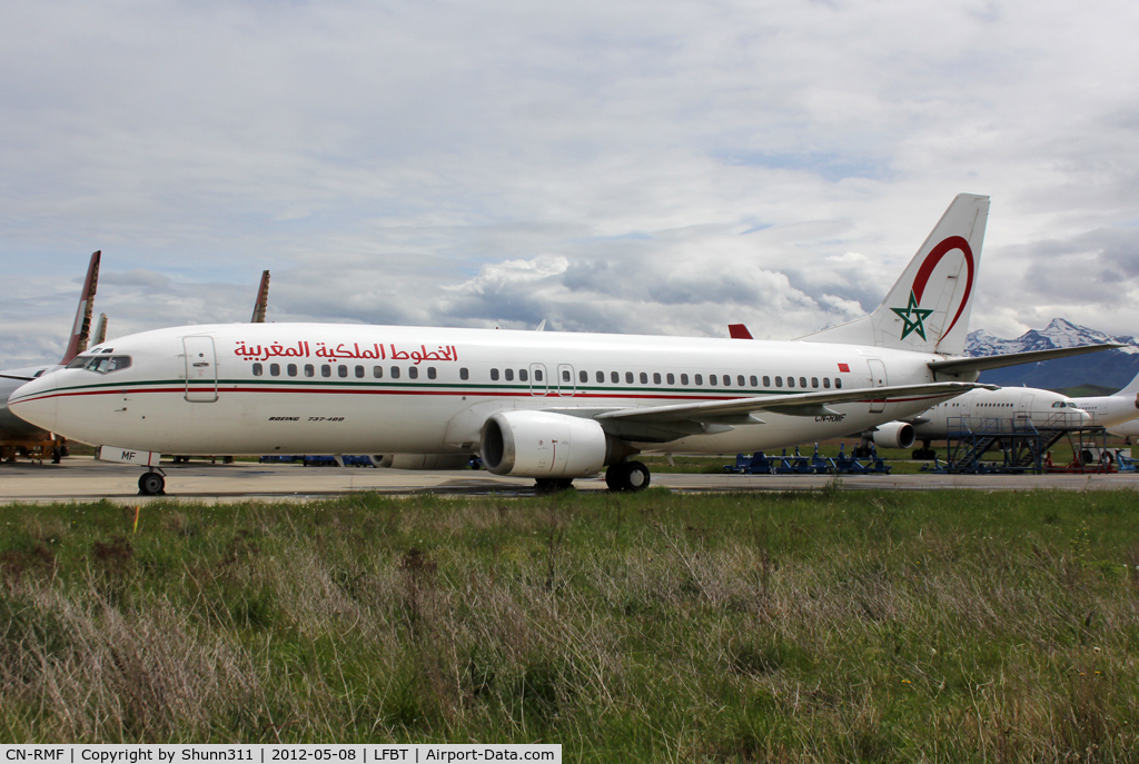 CN-RMF, 1990 Boeing 737-4B6 C/N 24807, Stored now... Future uncertain...