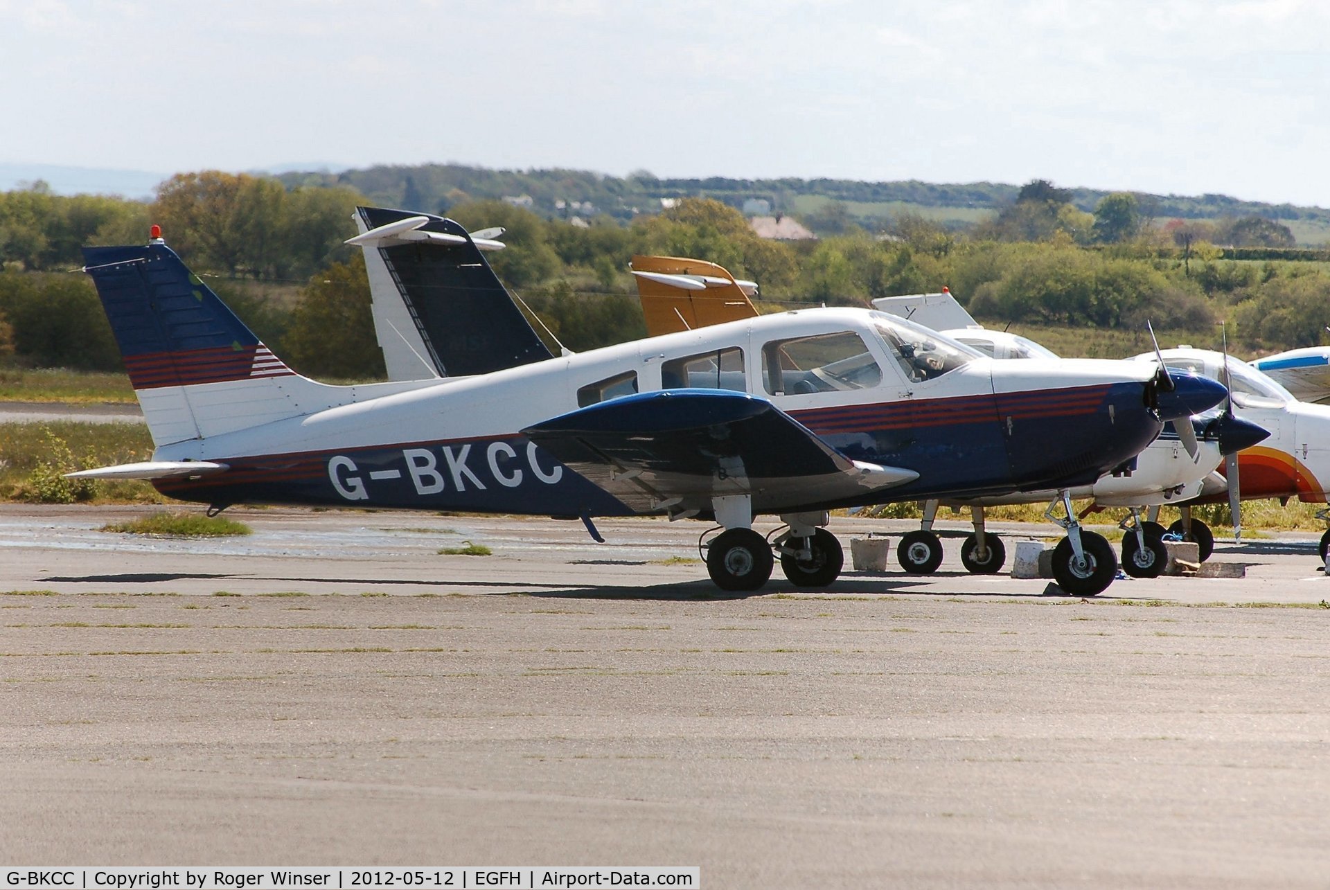 G-BKCC, 1974 Piper PA-28-180 Cherokee Archer C/N 28-7405099, Visiting Cherokee Archer.