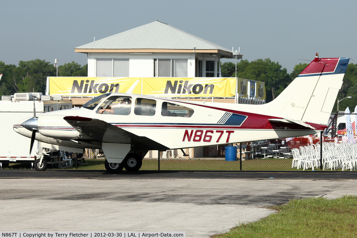 N867T, 1964 Beech 95-B55 (T42A) Baron C/N TC-759, At 2012 Sun N Fun