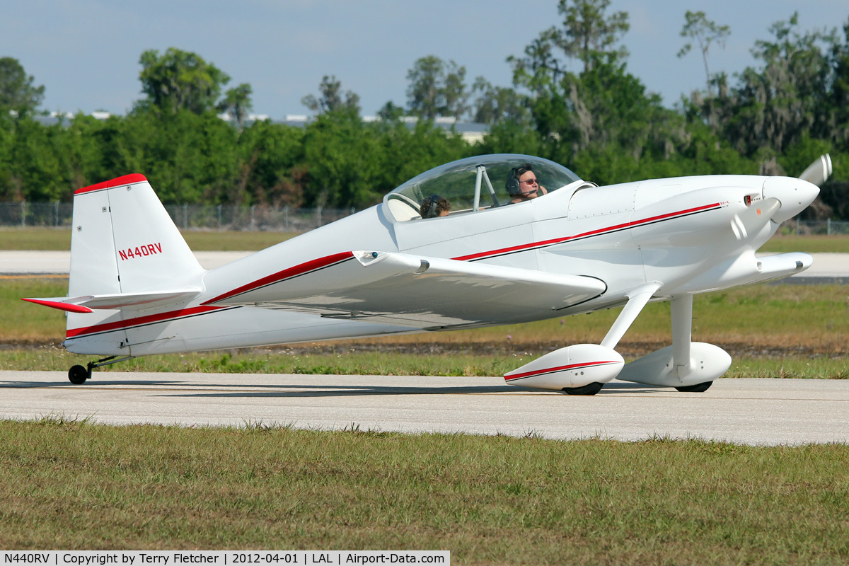 N440RV, Vans RV-4 C/N 3910, At 2012 Sun N Fun