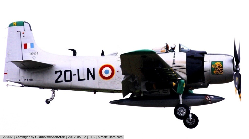 127002, Douglas AD-4N Skyraider C/N 7802, Private WW2 Fighter Plane