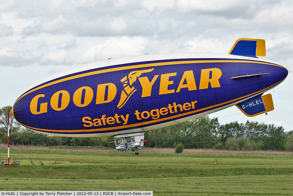 G-HLEL, 1995 American Blimp Corp A-60+ C/N 10, At City of Manchester Airport