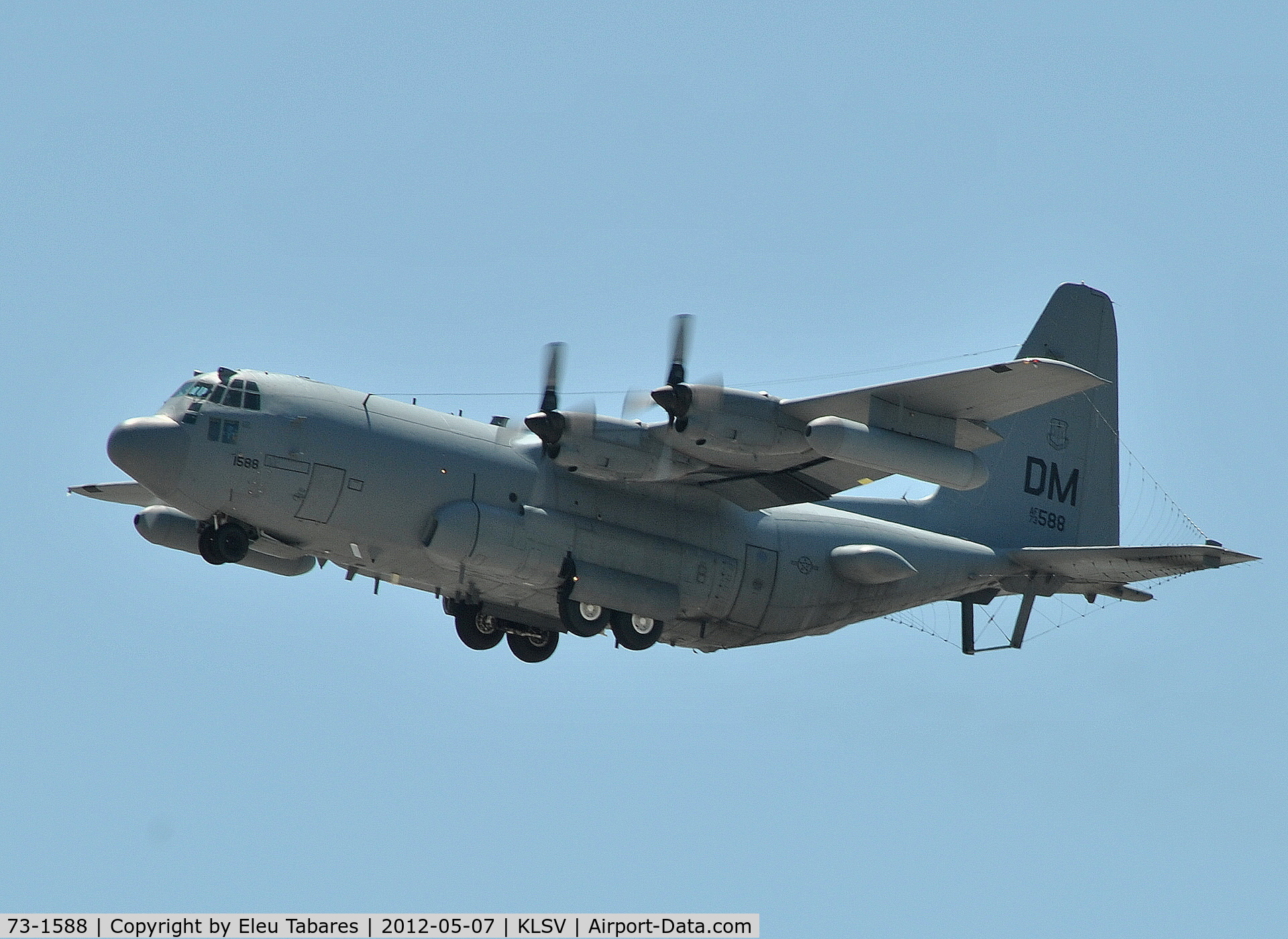 73-1588, 1973 Lockheed EC-130H Compass Call C/N 382-4550, Taken during Jaded Thunder at Nellis Air Force Base, Nevada.