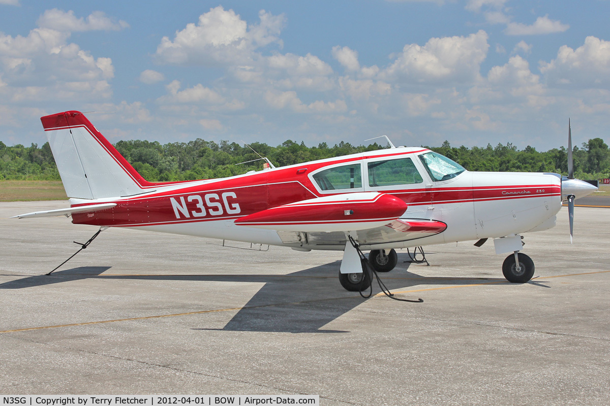 N3SG, 1960 Piper PA-24-250 Comanche C/N 24-2036, At Bartow Municipal Airport , Florida
