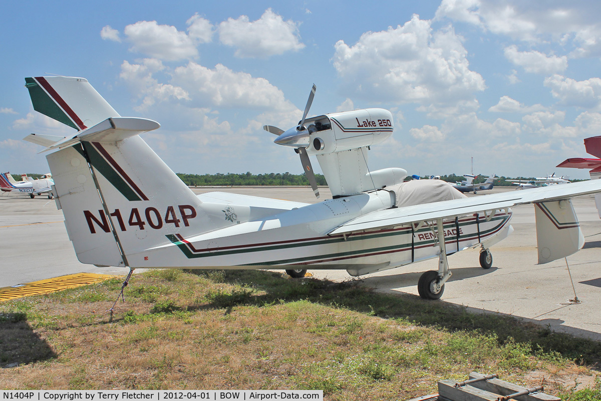 N1404P, 1986 Aerofab Inc Lake LA-250 C/N 42, At Bartow Municipal Airport , Florida