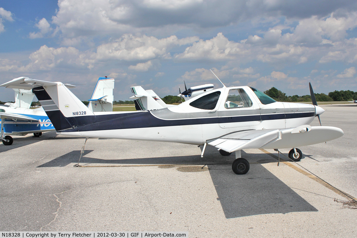 N18328, 1982 Beech 77 Skipper C/N WA-304, At Gilbert Airport , Winter Haven , Florida