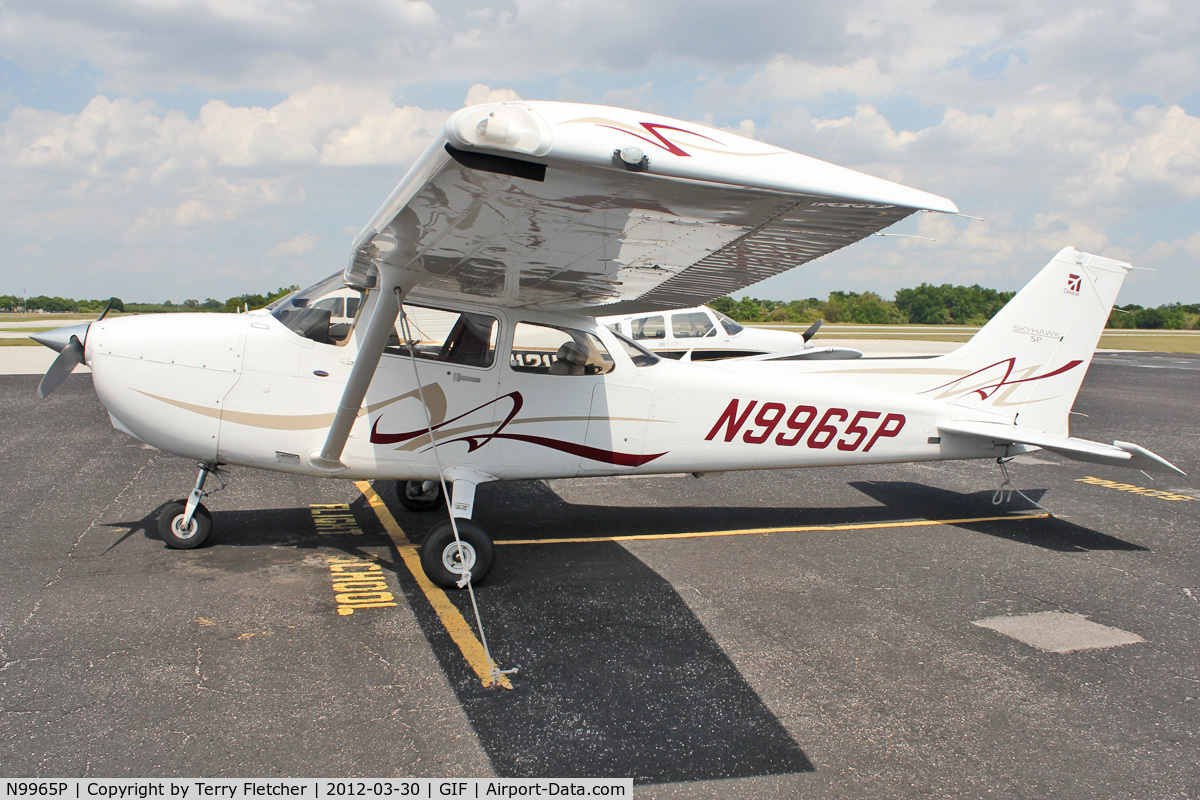 N9965P, 2008 Cessna 172S C/N 172S10822, At Gilbert Airport , Winter Haven , Florida