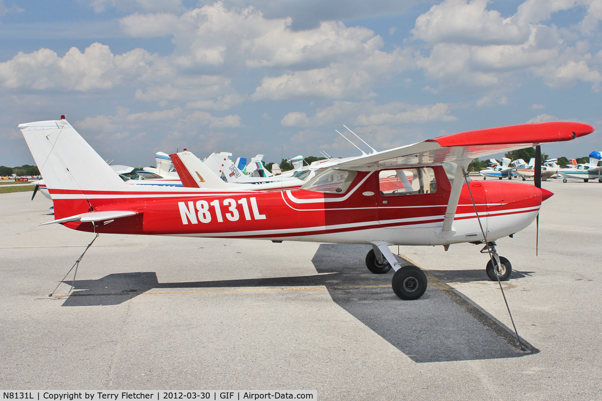 N8131L, 1971 Cessna 150L C/N 15072534, At Gilbert Airport , Winter Haven , Florida