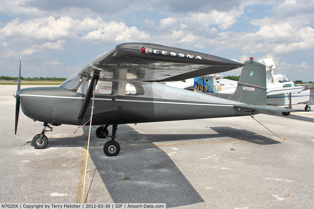 N7020X, 1960 Cessna 150A C/N 15059120, At Gilbert Airport ,Winter Haven , Florida