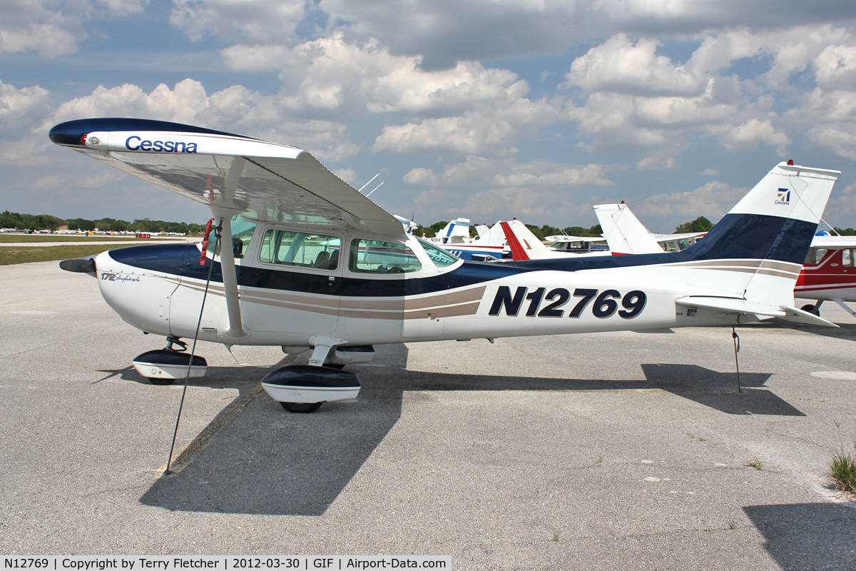 N12769, 1973 Cessna 172M C/N 17262243, At Gilbert Airport ,Winter Haven , Florida