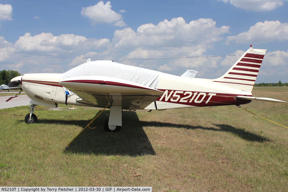 N5210T, 1972 Piper PA-28R-200 C/N 28R-7235195, At Gilbert Airport ,Winter Haven , Florida