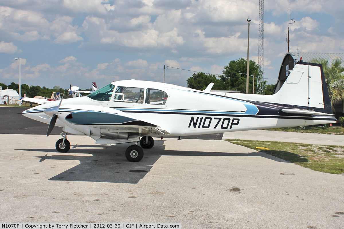 N1070P, 1954 Piper PA-23-150 Apache Apache C/N 23-77, At Gilbert Airport ,Winter Haven , Florida