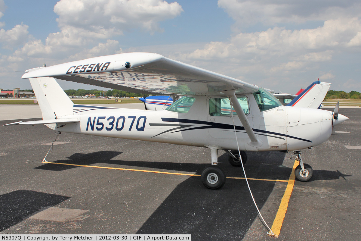 N5307Q, 1972 Cessna 150L C/N 15073207, At Gilbert Airport ,Winter Haven , Florida