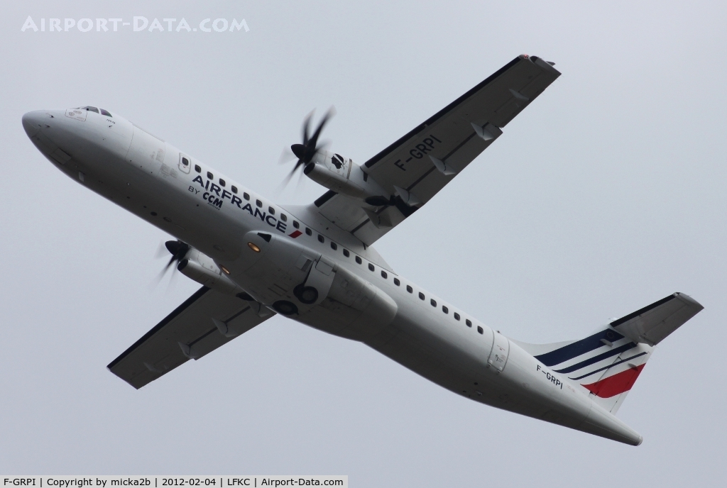 F-GRPI, 2005 ATR 72-212A C/N 722, Take off in 36 for Marseille Provence
