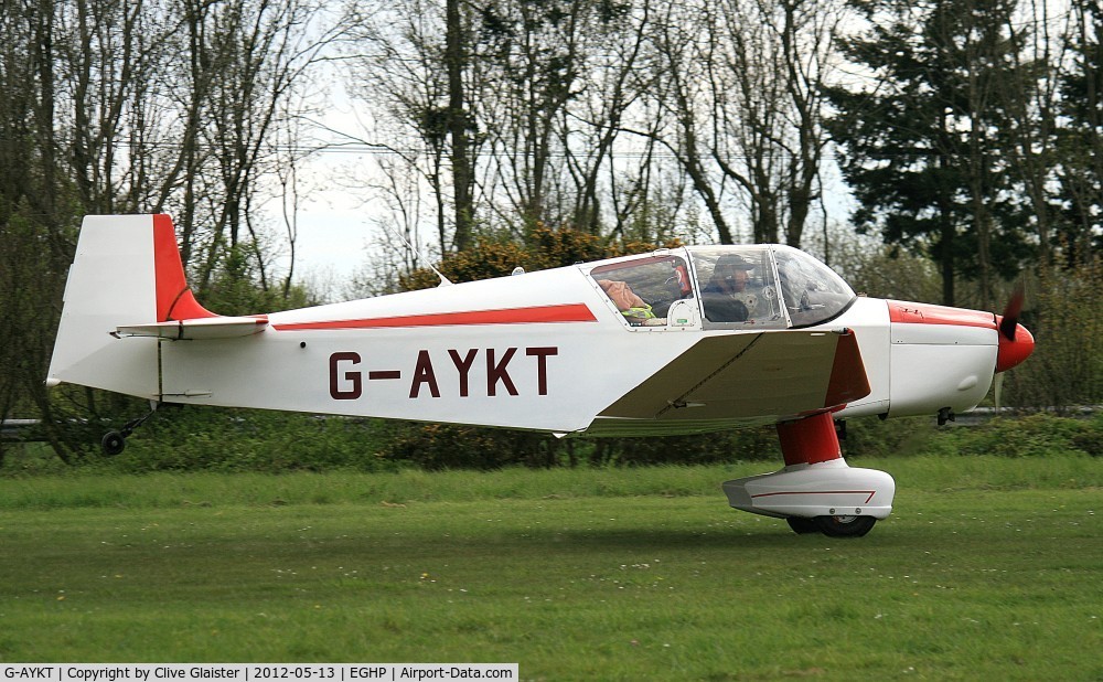 G-AYKT, 1957 SAN Jodel D-117 C/N 507, Ex: F-OAYY > F-BGYY > G-AYKT