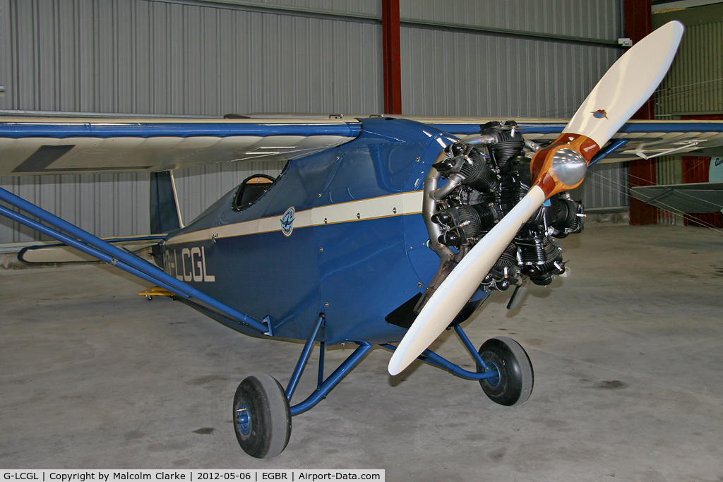 G-LCGL, 1993 Comper CLA7 Swift Replica C/N PFA 103-11089, Comper CLA7 Swift Replica at Breighton Airfield's 2012 May-hem Fly-In.