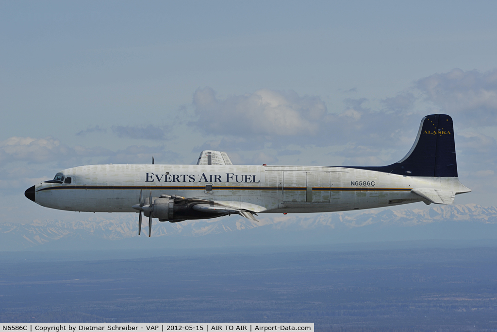 N6586C, 1957 Douglas DC-6B C/N 45222, Everts DC6