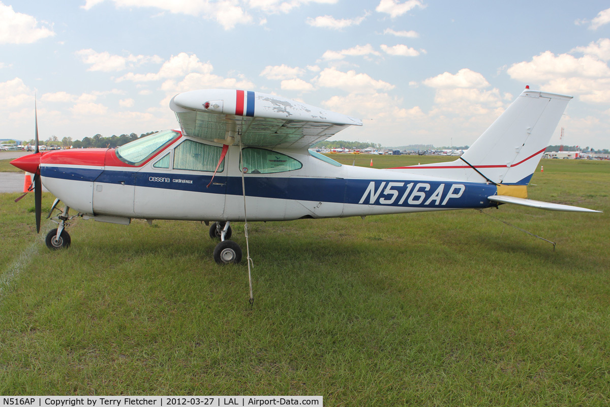 N516AP, 1977 Cessna 177RG Cardinal C/N 177-RG-1259, At 2012 Sun N Fun