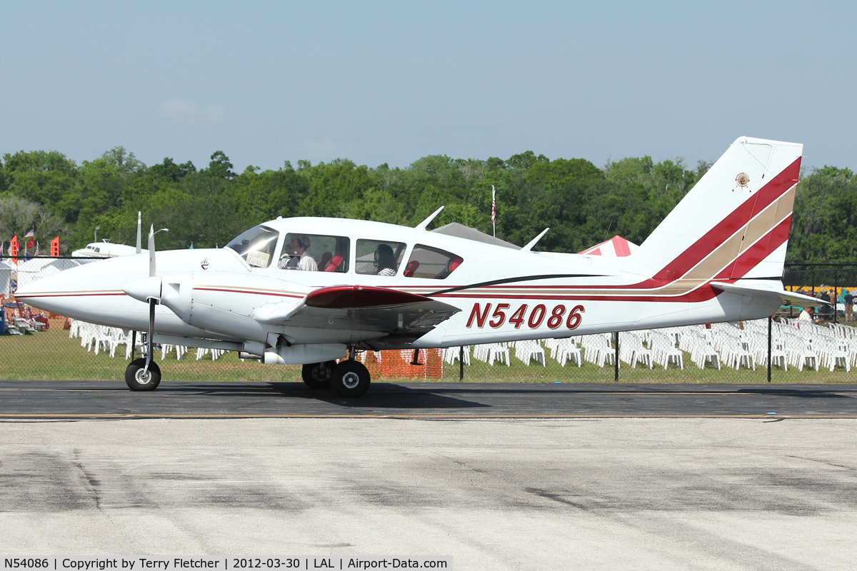 N54086, 1974 Piper PA-23-250 Aztec C/N 27-7405400, At 2012 Sun N Fun