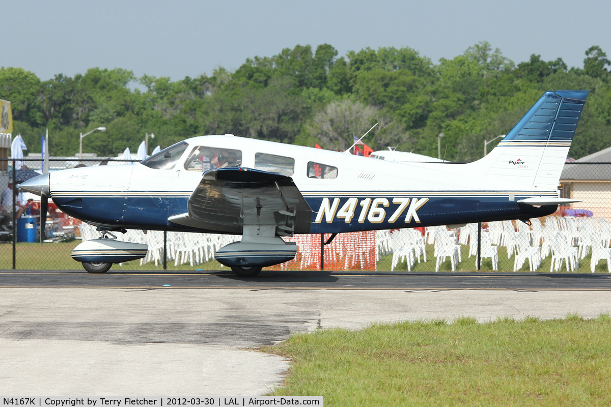 N4167K, 2000 Piper PA-28-181 C/N 2843342, At 2012 Sun N Fun