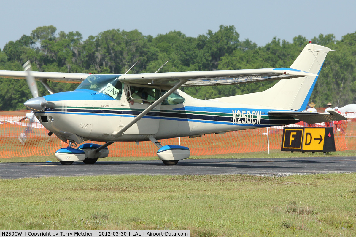 N250CW, 1982 Cessna 182R Skylane C/N 18268273, At 2012 Sun N Fun