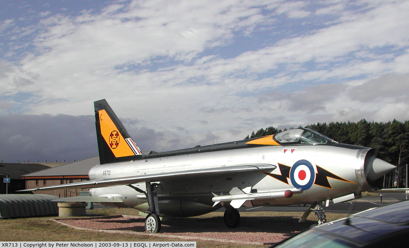 XR713, 1964 English Electric Lightning F.3 C/N 95196, Lightning F.3 of 111 Squadron as seen at the 2003 RAF Leuchars Airshow.