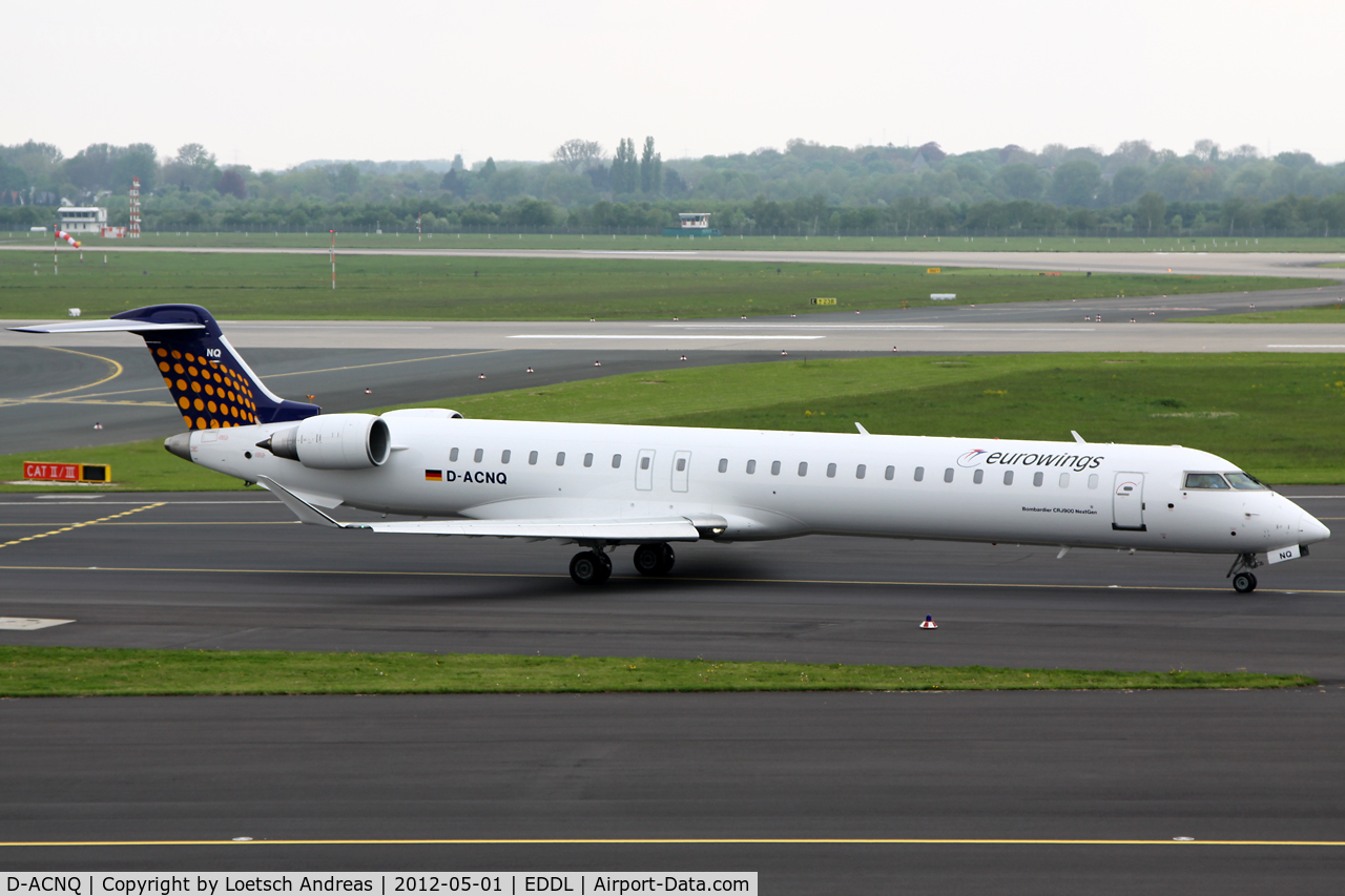 D-ACNQ, 2010 Bombardier CRJ-900LR (CL-600-2D24) C/N 15260, DLH3432 Dusseldorf to Manchester, Ringway (MAN)
