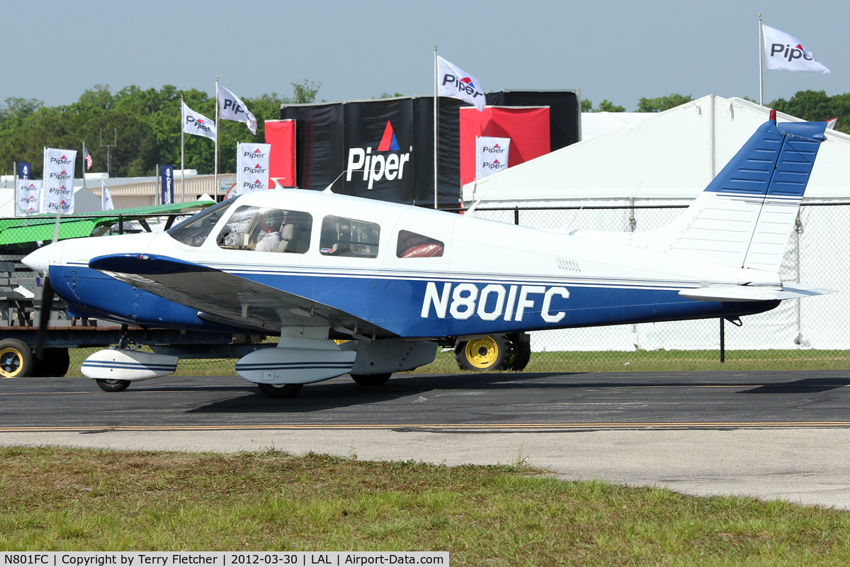 N801FC, 1980 Piper PA-28-161 C/N 28-8016285, At 2012 Sun N Fun