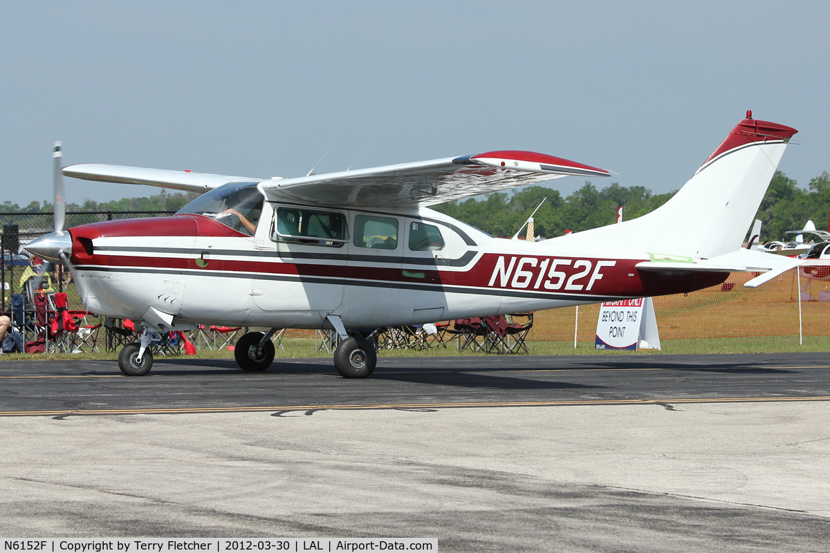 N6152F, 1968 Cessna 210H Centurion C/N 21059052, At 2012 Sun N Fun