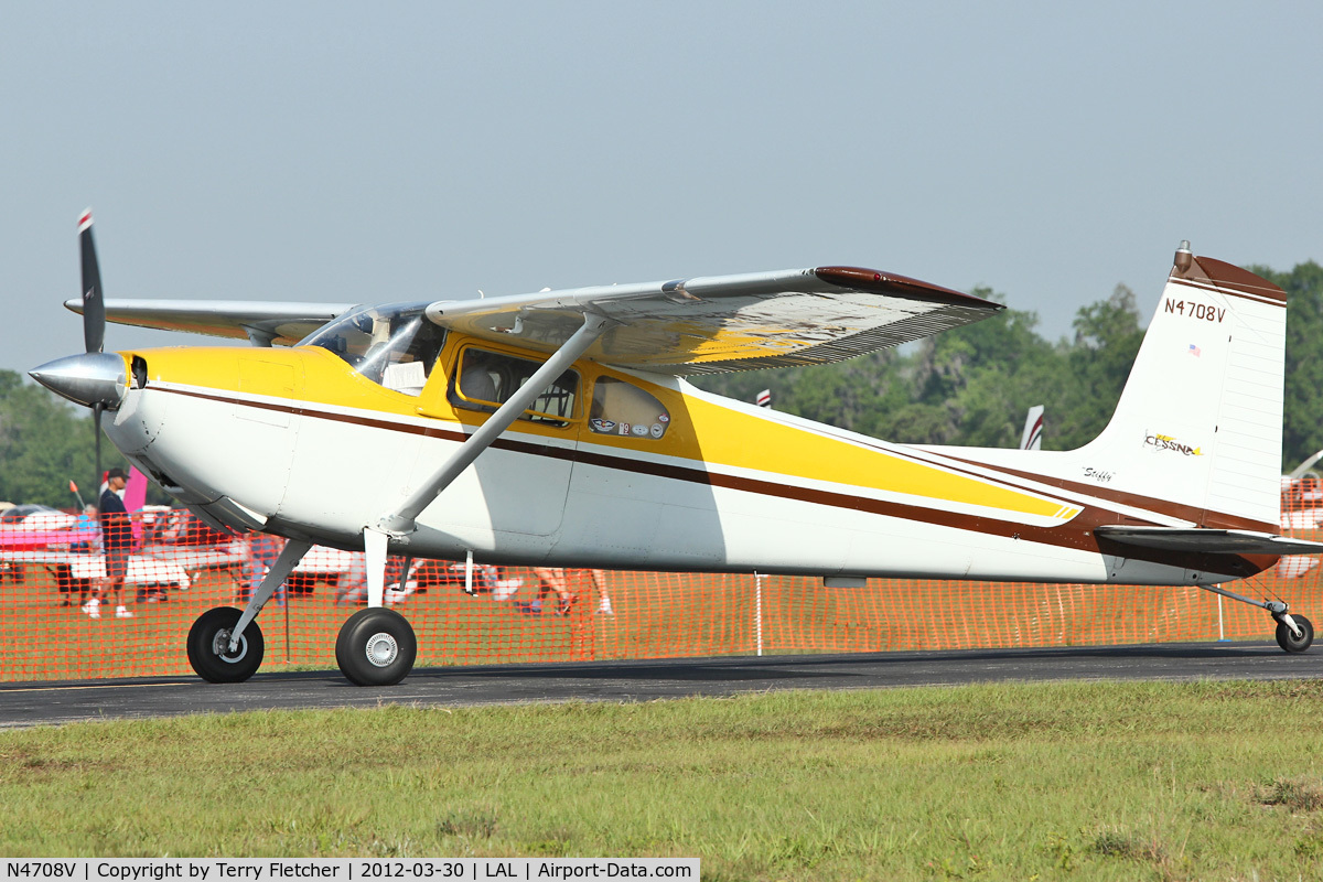 N4708V, 1953 Cessna 180 C/N 30165, At 2012 Sun N Fun