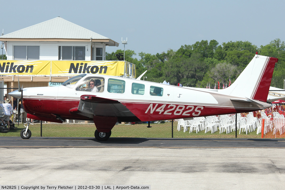 N4282S, 1976 Beech A36 Bonanza 36 C/N E-946, At 2012 Sun N Fun