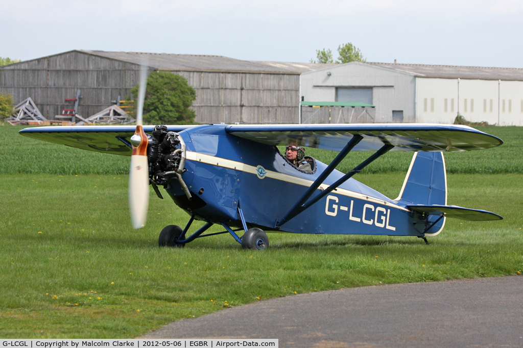 G-LCGL, 1993 Comper CLA7 Swift Replica C/N PFA 103-11089, Comper CLA7 Swift Replica at Breighton Airfield's 2012 May-hem Fly-In.
