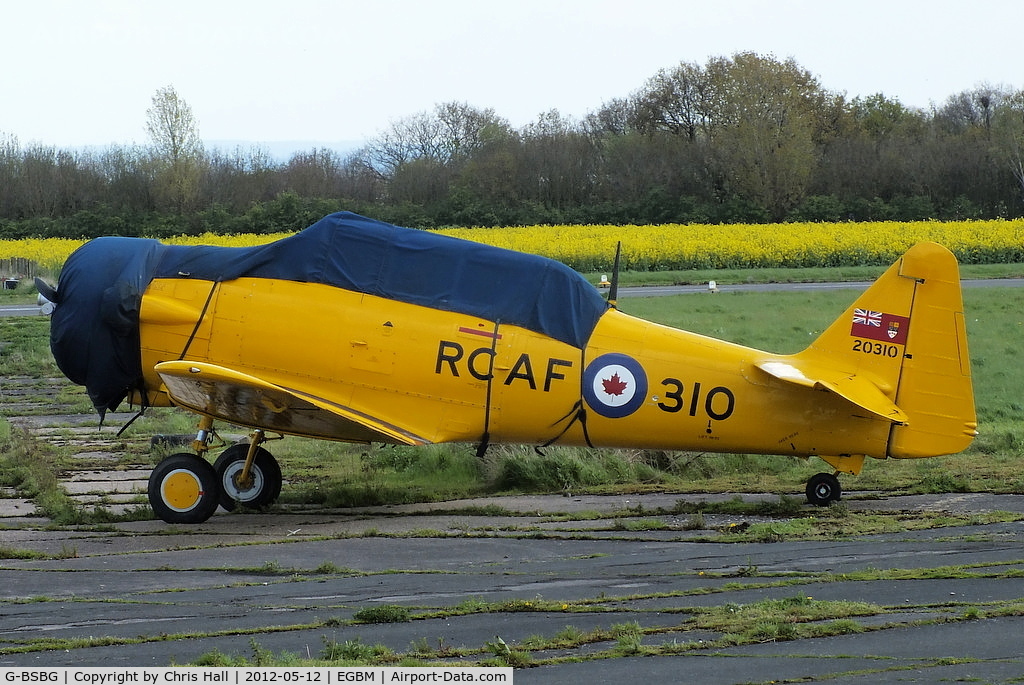 G-BSBG, 1952 Canadian Car & Foundry T-6H Harvard Mk.4 C/N CCF4-483, based at Tatenhill