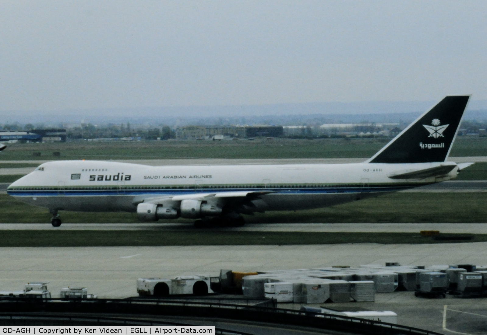 OD-AGH, 1975 Boeing 747-2B4B C/N 21097, On lease to Saudia.