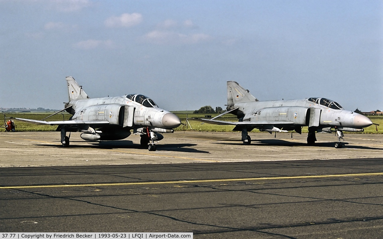 37 77, 1972 McDonnell Douglas F-4F Phantom II C/N 4537, static display