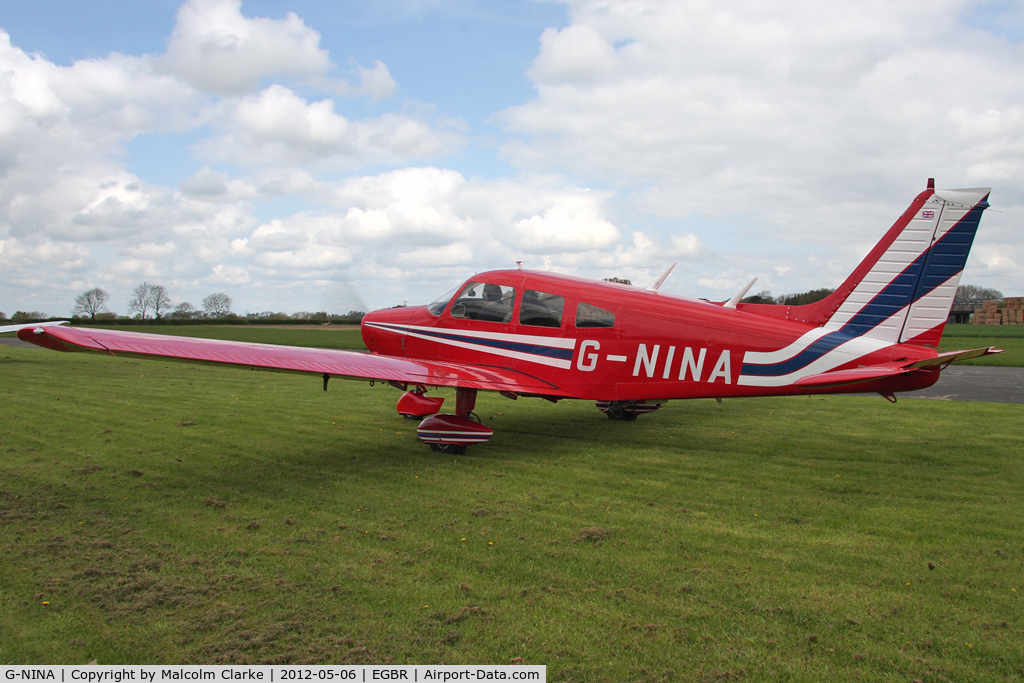 G-NINA, 1977 Piper PA-28-161 Cherokee Warrior II C/N 28-7716162, Piper PA-28-161 at Breighton Airfield's 2012 May-hem Fly-In.