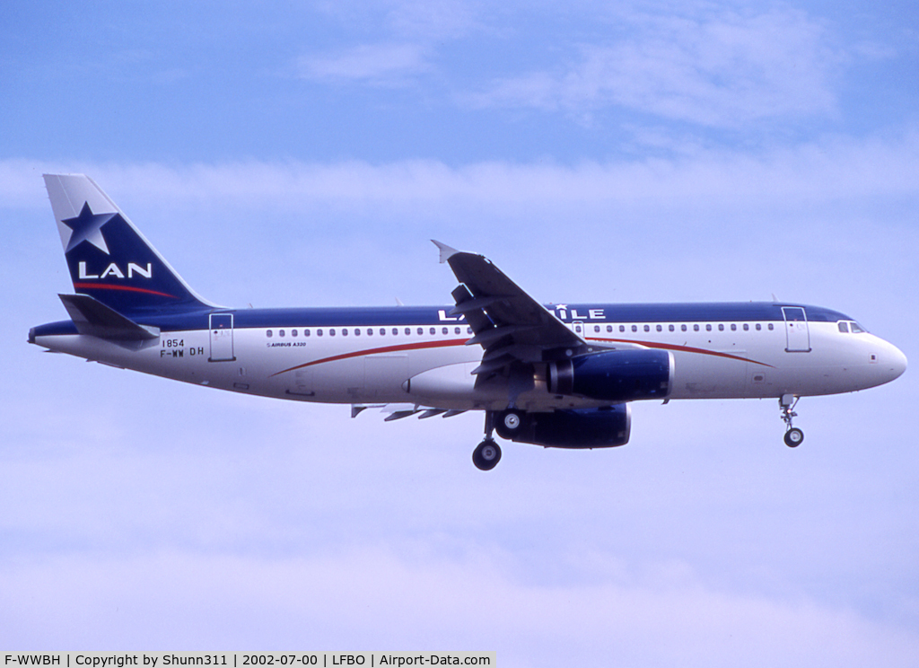 F-WWBH, 2002 Airbus A320-233 C/N 1854, C/n 1854 - To be CC-COO