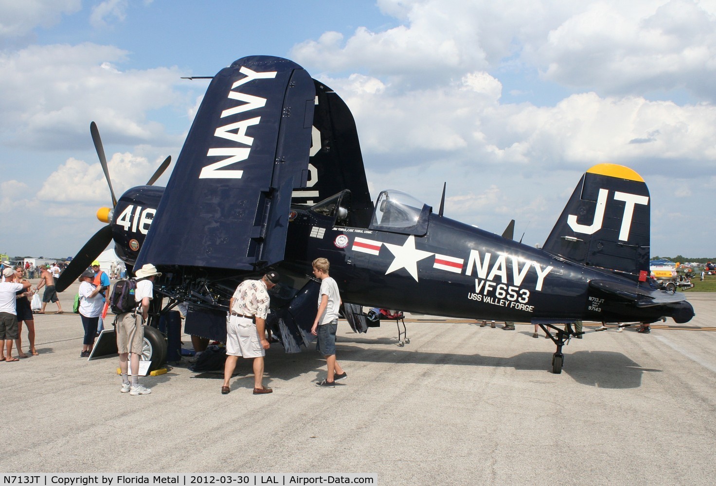 N713JT, 1945 Vought F4U-4B Corsair C/N 97143, F4U Corsair