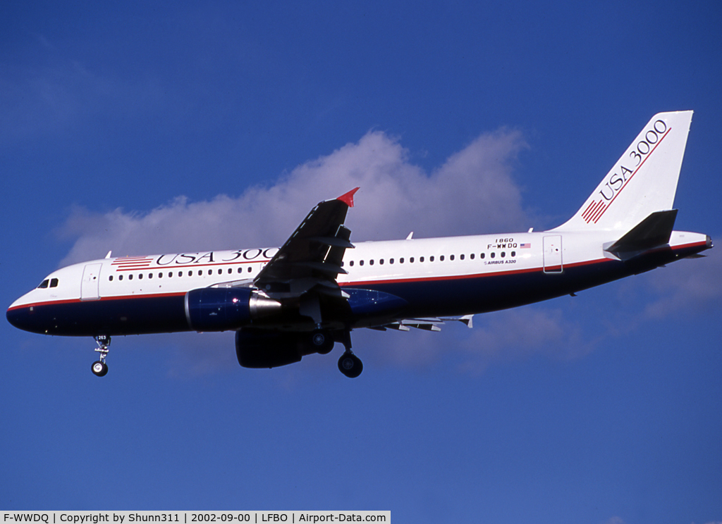 F-WWDQ, 2002 Airbus A320-214 C/N 1860, C/n 1860 - To be N263AV
