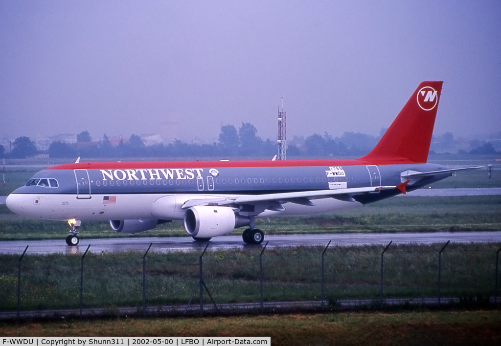 F-WWDU, 2002 Airbus A320-212 C/N 1789, C/n 1782 - To be N375NC