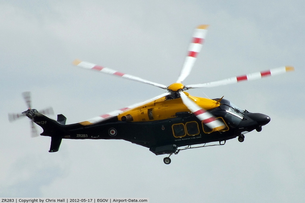 ZR283, 2010 AgustaWestland AW-139 C/N 31283, RAF Search and Rescue Training Unit (SARTU)