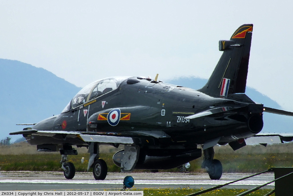 ZK034, 2010 British Aerospace Hawk T2 C/N RT025/1263, now wearing IV(Reserve) Squadron markings and coded Y