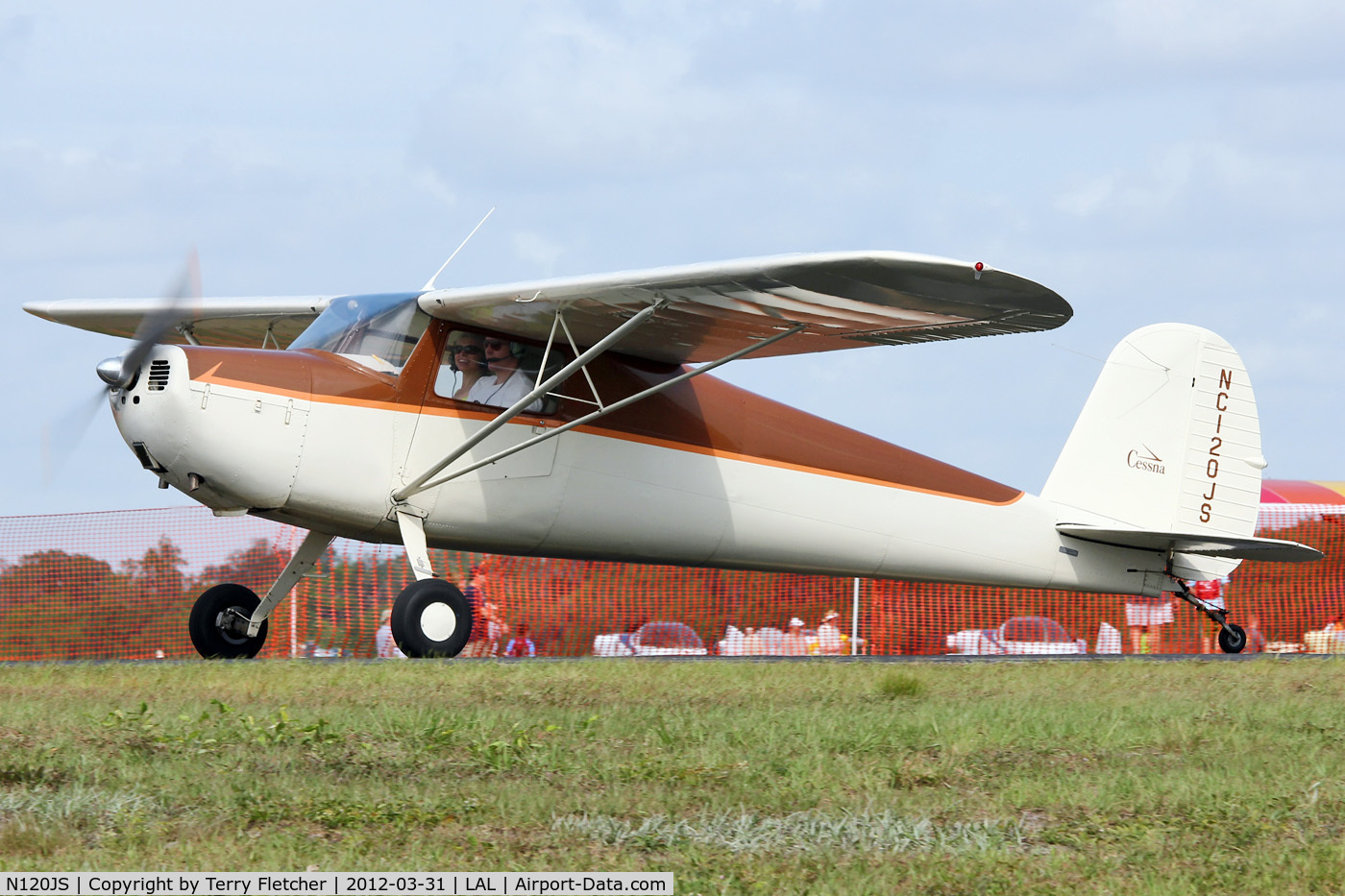 N120JS, 1947 Cessna 120 C/N 13137, At 2012 Sun n Fun