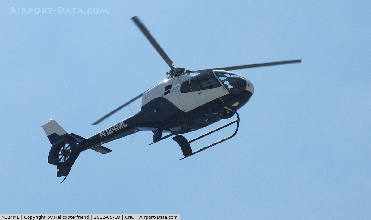 N124ML, 2001 Eurocopter EC-120B Colibri C/N 1262, Passing overhead after kift off