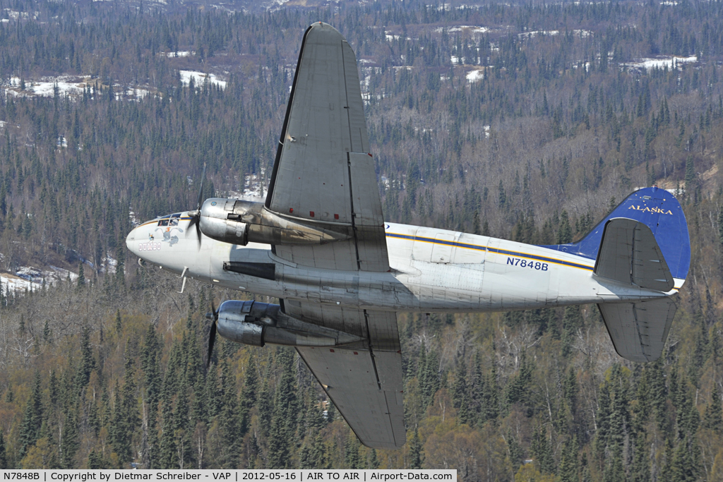 N7848B, 1942 Curtiss C-46R Commando C/N 273, Everts Air Cargo Curtiss C46