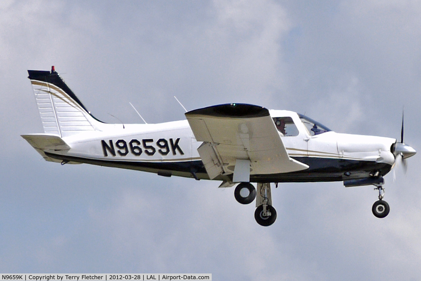 N9659K, 1976 Piper PA-28R-200 Cherokee Arrow C/N 28R-7635254, At 2012 Sun N Fun